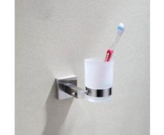Porte-brosse à dents en acier inoxydable - Accessoires de bain