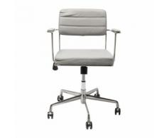 Chaise de bureau pivotante Dottore grise Kare Design - Sièges et fauteuils de bureau
