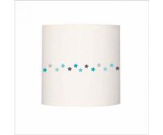 Abat-Jour Frise Étoile Lilipouce Bleu 35 cm - Suspensions et plafonniers