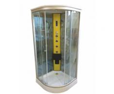 CABINE DE DOUCHE HYDROMASSANTE 90 x 90 cm SPA BAIN HYDROMASSAGE Key West - Installations salles de bain