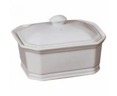Terrine rect. a couv 900gr blanc girard 5235 - platerie, service