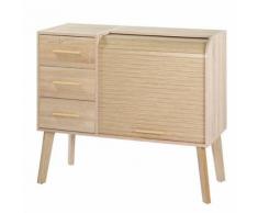 Meuble d'entrée à rideau, 3 tiroirs - ARKOS n°9 - Commodes