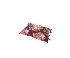 Coussin Rectangulaire Bouquet Voile BAOBAB Prune 50X70 cm - Textile séjour