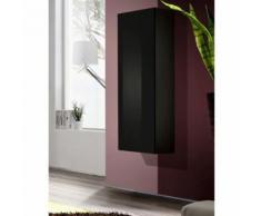 Paris prix - vitrine murale design 'fly i' 126cm noir - Vaisseliers
