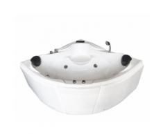 BAIGNOIRE MASSANTE ANGLE 150 x 150 cm - BALNEO BAIN TOURBILLON Modèle Las Vegas - Installations salles de bain