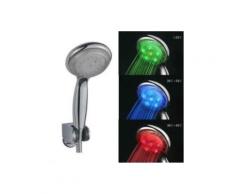 Pommeau de douche LED 3 couleurs lumineux - Douchettes économiques