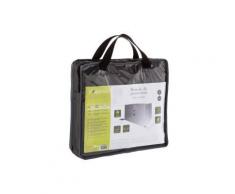 Housse de canapé taille S - 160 x 115 x 100 cm - Polyester - Gris - Rideaux et stores