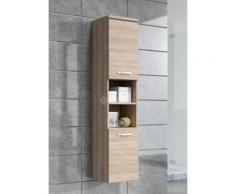 Armoire de rangement Paso Hauteur : 160 cm Sonoma - Meuble de rangement haut placard meuble de salle de bain - Installations salles de bain