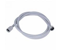 Plomberie - Flexible de douche tressé Blanc 2 m - 545205 - Accessoires salles de bain et WC