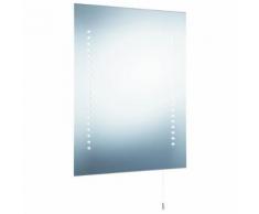 Miroir lumineux salle de bain, LED, alimenté par piles - Miroir