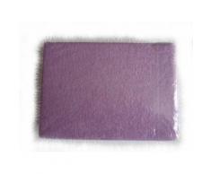 Blueberryshop Tissu éponge Drap-housse pour lit pour enfant/lit pour bébé, 120 cm de longueur x largeur de 60 cm, Violet - Linge de lit