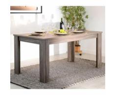 Table à manger rectangulaire en bois Longueur 160 cm CHAMPAGNE - Tables salle à manger