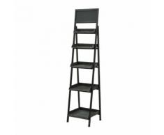 Étagère Escalier Echelle en Fer et Zinc 175 cm - Étagère