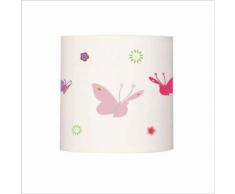Abat-Jour Papillons Multicolores Lilipouce Rose 20 cm - Suspensions et plafonniers