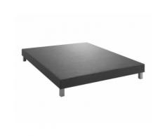 RELAXIMA - DUNE Sommier tapissier anthracite 160 x 200 - Sommiers