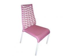 Art & Jardin 35-902299 2 Chaises Primavera Résine Tressée Fil Plat Framboise - Ustensiles