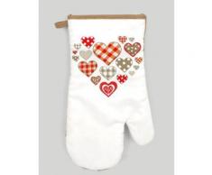 Gant de cuisine - Motifs coeurs - Anicette - Gant anti chaleur - Rideaux et stores