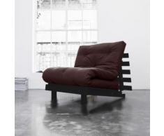Pack matelas futon chocolat coton structure en bois wengé 140x200 - Terre de Nuit - Ensembles matelas et sommier