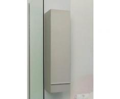 Aqua+ - colonne salle de bain taupe à suspendre haut. 120cm livré monté - terry - Tuyaux, fixations et accessoires