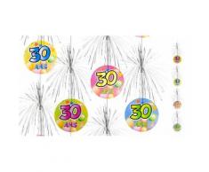Lot de 40 Suspensions cascade 30 ans - 180cm - Objet à poser