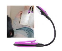 Lampe de lecture flexible LED pour livre, bricolage... fushia - Ampoules à LEDs