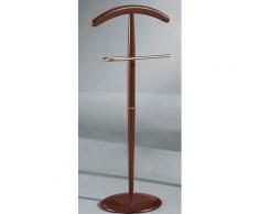 Valet de Nuit Mogano en Bois/Metal sur socle circulaire, 44 x 33 x 110 cm -PEGANE- - Objet à poser