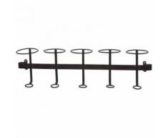 Porte-Bouteille Mural en Fer 72 cm - Boite de rangement