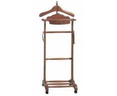 Valet de nuit simple coloris cerisier - Dim : L 47 x P 36 x H 113 cm - PEGANE - - Portants et valets de nuit