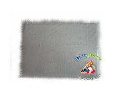 Blueberryshop Tissu éponge Drap-housse pour lit pour enfant/lit pour bébé, 140 cm de longueur x largeur de 70 cm, Blanc - Linge de lit