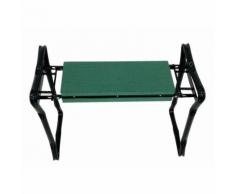 Siège de Jardin Pliable, Banc Agenouilloir de Jardin, Vert, Taille déployée: 62 x 48 x 28 cm - Objet à poser