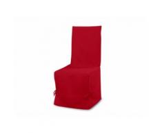 Housse de chaise en coton PANAMA rouge - Textile séjour
