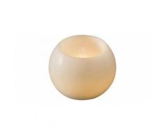 Bougie LED en cire véritable pour l'intérieur Konstsmide 1963-100 blanc Ampoule LED blanc chaud 1 pc(s) - Bougeoir, bougie et senteur