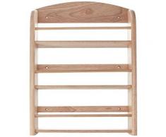 T&g scimitar étagère à épices bois d'hévéa fixations incluses (pots à épices non fournis) - Ustensiles
