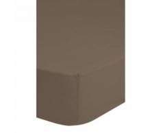 Emotion Drap-housse sans repassage couvre-lit 140 x 200 cm Taupe 0220.86.44 - Linge de lit