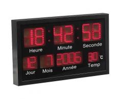 Horloge murale à LED - Décoration murale
