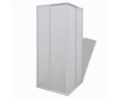 Cloison de salle de bain cabine douche angle 90 x 90 cm - Installations salles de bain