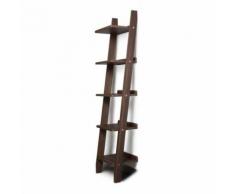 Étagère échelle escalier noyer Canaletto Climb by Sintesi - 100% Made in Italy - Bibliothèques