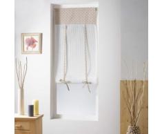 Store bateau 60x150 voile rayures PAULINE GRIS - Rideaux et stores