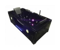 BAIGNOIRE BALNEO BAIN Hypnotic BALNEO ANGLE TOURBILLON MASSANTE 180 x 90 cm SPA - Installations salles de bain