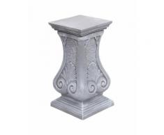 SELLETTE grise en résine - 51 cm - Objet à poser