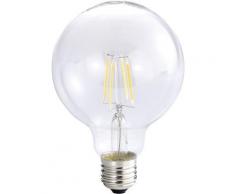 Ampoule Globe LED à filament A++, E27, 6 W, 600 lm, 360°, Blanc - Ampoules à LEDs