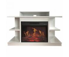 Meuble tv avec cheminée électrique 2000w - 147 - CHEMIN'ARTE - Chauffage et ventilation