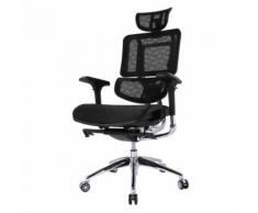 Homdox Chaise de bureau pivotante ergonomique à dossier haut avec accoudoir et appuie tête réglable - Sièges et fauteuils de bureau