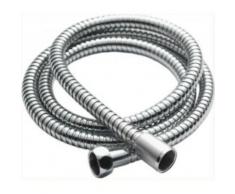 Flexible de douche 130cm Inox chromé format standard 1/2 (15 x 21mm) - Accessoires salles de bain et WC