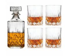 Service À Whisky Avec Carafe À Whisky Et 4 Verres - Autres