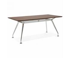 Grand Bureau / Table De Réunion 'Krush' En Bois Finition Noyer - 150X90 Cm - Bureaux