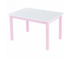 Table Enfant - 77 x 55 cm. - Rose - Bureaux
