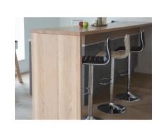 Chaise de bar - Bar - Simili-cuir - Noir - Lucerne - Tabourets
