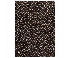 Homgeek Tapis Salon Vintage Rectangle 80 x 150 cm Carré Noir/Blanc d'extérieur/d'intérieur - Textile séjour