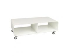 Meuble TV Lounge Mobile Blanc Kare Design - Objet à poser